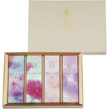 일본 니혼코도 카유라기 일본 향당(Nippon Kodo) 꽃풍 아소트 4종입 263mm×40mm×188mm, 한개옵션0