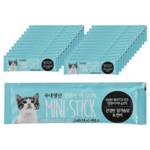 캣퓨어 고양이 간식 미니스틱 7g, 닭가슴살 + 연어, 24개