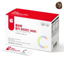 올바른 메가 비타민C 3000 3개월분, 1개, 90포
