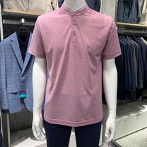 파크랜드 린넨 헨리넥 여름반팔티셔츠