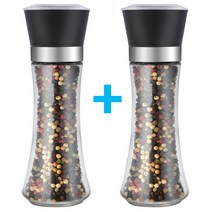 결혼식 답례품 핸드워시 포장스타일 소금 후추 그라인더, 소금갈이 후추통 1+1