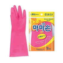 다이써 마미손 한손 고무장갑 오른손 소형 한짝 한손장갑 설거지 청소용, 1개