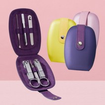 쓰리세븐 손톱깎이 세트 휴대용 여행용, 보라, 1개