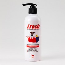 후레쉬 애견샴푸 일반세정용 복숭아향 400ml 샴푸, 단품