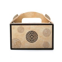 . 전통문양 돌떡.쿠키상자 소 10.5x13x8cm 포장박스