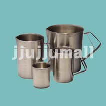 과학실 손잡이 계량컵 스텐 비이커 300ml 연구실 연구기자재 과학교구 실험교구 실험기자재 실험실, 1개, 스텐비이커200ml