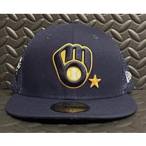 New Era 뉴에라 7 3/859 밀워키 브루어스 2022 올스타전 MLB 스냅백 모자
