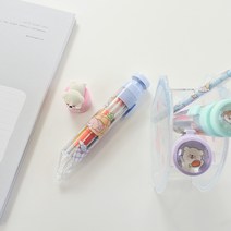 이리눕개 8색 볼펜 3000 반짝젤 형광 젤펜, 보라