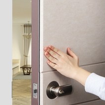 아파트현관 원룸 차음재시공 방음문 방마다방음 셀프공사 흡음판, 방마다방음 문고리세트 베이지 80