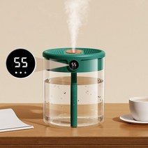 고성능 2L LCD 습도 디스플레이 더블 노즐 공기 가습기 가정 침실 용 대용량 아로마 에센셜 오일 디퓨저, [03] A3-Humidity Display