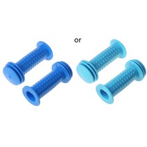 1 Pair Bicycle Grips Children Bike Tricycle Scooter Anti Slip Handlebar Rubber, Blue