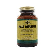 솔가 남성용 멀티 종합비타민 60정 / Solgar Male Multiple 60 Tablets Multivitamin Mineral & Herbal Formula for Men