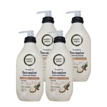 해피바스 내추럴24 시어버터 인텐시브 모이스춰 로션, 450ml, 4개