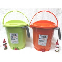 성중 더죤 짤순이 5리터 10리터 20리터 씽크대 음식물짤순이 음식물쓰레기통 가정용 업소용 플라스틱, 5리터 연두