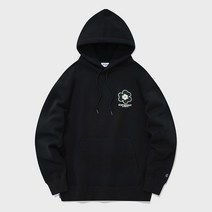 커버낫 스몰 클로버 기모 후디 블랙 11203418
