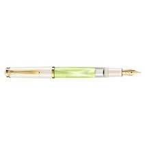 펠리칸 트래디션 M200 파스텔 그린 만년필 고급 펜촉 각 1개(815253), Fountain Pen, 1 Count (Pack of 1)