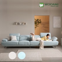 우아미 젠 아쿠아텍스 패브릭 6인용 소파 2color, 민트 (J72)