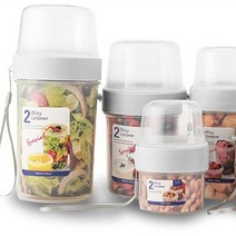 엔템 이유식보온통 보온 죽통 유아 샐러드 도시락통, 02)M_(150ml x 330ml)
