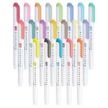 제브라 마일드라이너 형광펜 낱색(25칼라), 시트러스그린(WKT7-MCG)