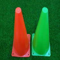 도토리무역 고깔 트레이닝 축구 드리블 유아발달, 형광오렌지