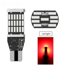 T15 W16W 921 LED 전구 고출력 45 개 4014SMD 아주 밝은 1200LM 자동차 후진 라이트 교체, 01 2pcs lights, 02 T15 W16W Red