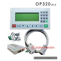 텍스트 디스플레이 md204l op320-a 패널 디스플레이 화면 hmi(다양한 plc용 rs232rs422rs485 포함 modbus 프로토콜 3x 4x 지원)