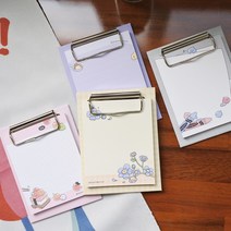 몽알몽알 클립 타이니 메모보드 3000 (22) 메모지 떡메, 보라