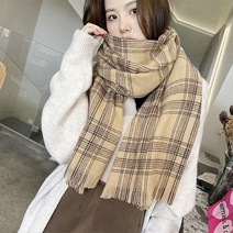 감성갤러리 겨울 남녀공용 클래식 체크 패션 머플러 목도리 S-Z016
