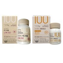 (올따옴) 한국야쿠르트 브이푸드 비타민D 60정+마그네슘 60정, 1개