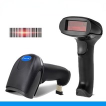 바코드스캐너바코드 리더 F5 QR PDF417 2.4G 무선 유선 핸드 헬드 스캐너 USB 지원 휴대 전화 iPad, [02] 2.4G