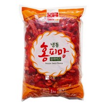 황보마을 냉동홍피망슬라이스(중국산) 1kg, 1개