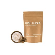 HIGH-CLEAR 웨이트다운 마하 프로틴 1kg 약 40식분 유청소이 국내 제조 콩 단백질 난소화성 덱스트린 비타민 미네랄 (흑당 호지차 라떼 맛 1kg)