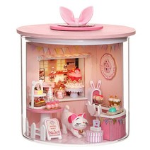 miniyo DIY 미니어처 하우스 만들기 보틀시리즈 3종 재료 키트 풀세트 준비도구증정 한글설명서 당일발송, 케이크하우스