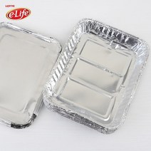 국산 은박 접시 일회용 알루미늄 도시락 김밥 유부초밥 샌드위치