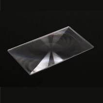 3배율 0.1mm 사각 평면 PVC 프레넬 렌즈 만들기 과학 팽형광 어린이 확대경 재료 부속 학생 수심개