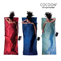 코쿤 여행용 사각 라이너 침낭 Cotton, CT14 Castus Blue, 1개
