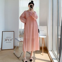 임신초기만삭원피스 임산부 봄 정장 재킷 패션 무릎 길이 얇은 쉬폰 드레스 예비맘