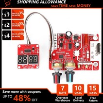용접기 가정용 전문가용 미니 용접전선 범퍼용접 핸드 기계 홀다선 공구 전선 스폿 y 컨트롤러 패널 시간 및 디지털 디스플레이 고정밀 로 전류 제어 기능, 02 100A