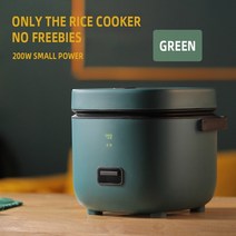 가정용 압력 밥솥 1인용 2인용 귀여운 소형 색 인용 싱글 주방 미니 가전 손잡이 포함, green+CN Plug