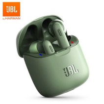 오리지널 JBL TUNE 220 TWS 진정한 무선 블루투스 이어폰 T220TWS 스테레오 이어 버드 베이스 사운드 헤드폰 jbl용 헤드셋 마이크, 검은색