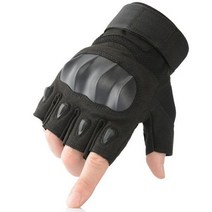 오토바이 전체 손가락 장갑 고무 보호 장비 Enduro 레이싱 바이커 모토 크로스 남자 장갑을 타고, 1개, A18Fingerless Black