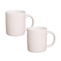 머그컵 인기모음 100종 2p 세트 머그컵 화이트머그 칼라머그 컵, 1개, MK 무광 화이트 머그 2p