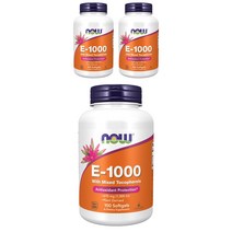 나우푸드 내추럴 E-1000 소프트젤 글루텐 프리, 100개입, 3개