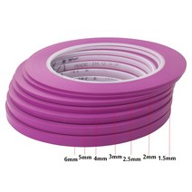 접착제3M 471 비닐 테이프 Fineline 파인 라인 핀 스트라이핑 마스킹 플로어 2mm 3mm 5mm x 33m 퍼플, 03 5mm_01 33m