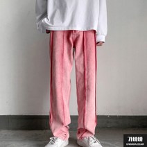 가바바 남성 팬츠 일자핏으로 세련되고 멋있는 캐주얼룩 데일리 데님팬츠 G69928