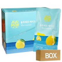 제주몬 블루레몬에이드 230mlx10개 5곽 1박스/파우치음료/레몬에이드, 1개, 230ml*10