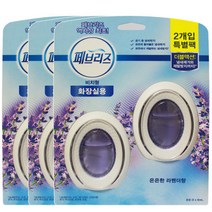페브리즈 비치형 화장실용 은은한라벤더(6mlx2입)x3개, 페브리즈 비치형 화장실용 은은