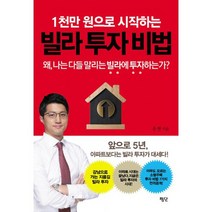 1천만 원으로 시작하는 빌라 투자 비법 : 왜 나는 다들 말리는 빌라에 투자하는가?