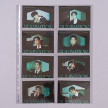 하이하바 포토카드 속지 26종 3공 바인더 미니포카북 사진앨범 스크랩북 씰스티커 엽서 월팸 인스 유희왕카드 띠부띠부씰 굿즈보관 띠부북, 8포켓(4x2.9 8칸) 10매