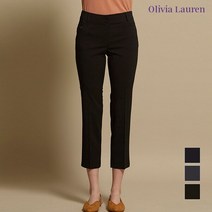 올리비아로렌 배색 스티치 포인트 일자 팬츠 VOBDLWM3321